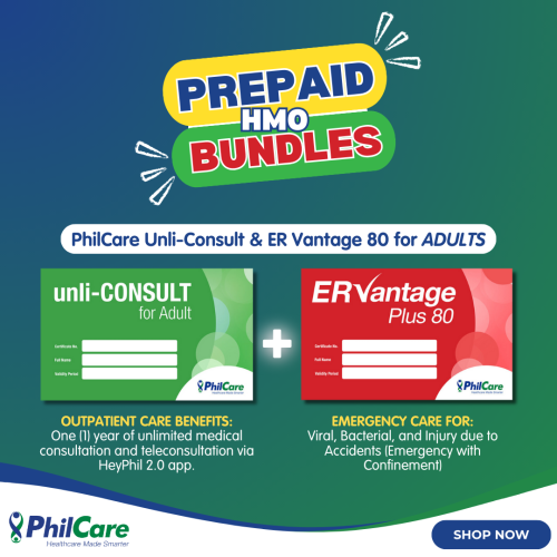 PhilCare Unli-Consult and ER Vantage Plus 80 for Adults
