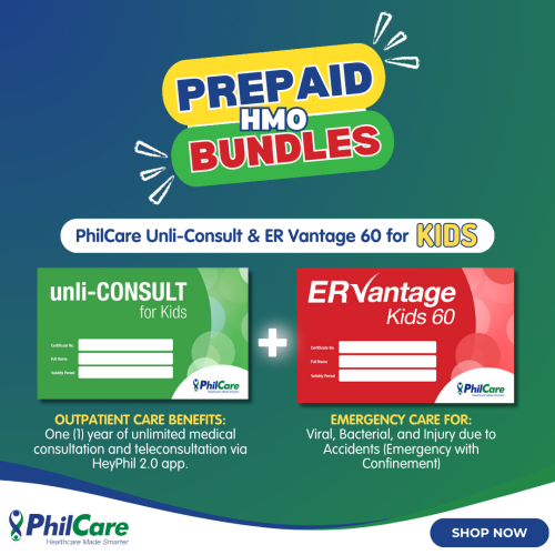 PhilCare Unli-Consult and ER Vantage Plus 60 for Kids